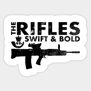 The Rifles (distressed) Sticker